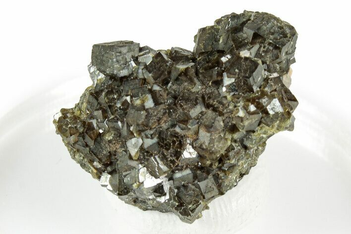 Lustrous Rainbow Andradite Garnets - Norway #342321